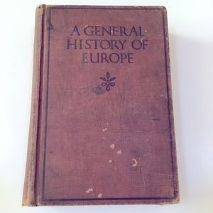 General History of Europe James Robinson Breasted Smith 1921 Student Marginalia